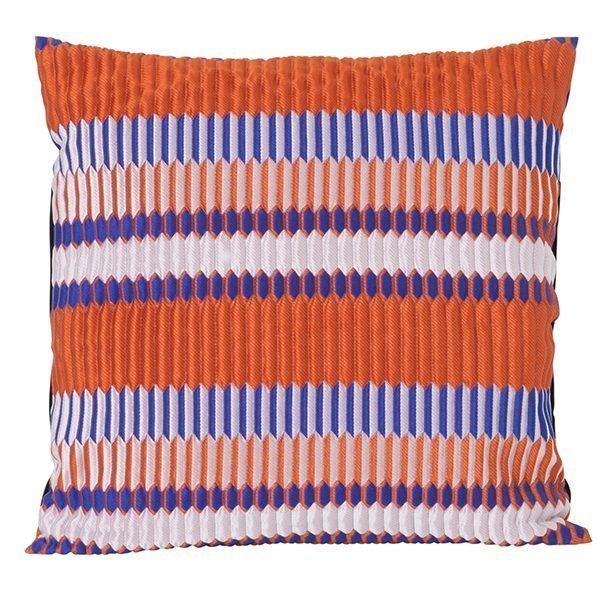 Ferm Living Salon Tyyny Pleat Ruosteenpunainen 40x40 Cm