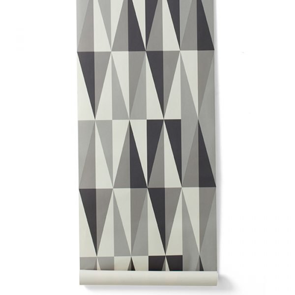 Ferm Living Spear Tapetti Harmaa