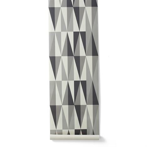 Ferm Living Spear Tapetti Harmaa