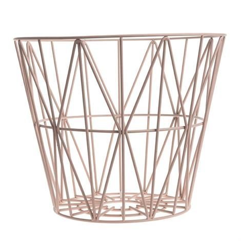 Ferm Living Wire Kori Roosa Pieni 40 x 35