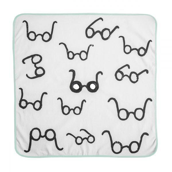 Fine Little Day Bu! Goggles Blanket Viltti Vihreä 60x60 Cm