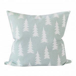 Fine Little Day Gran Cotton Cushion Cover Tyynynpäällinen Vaaleanturkoosi 48x48 Cm