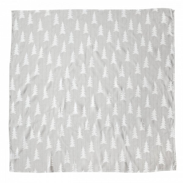 Fine Little Day Gran Muslin Blanket Musliinihuopa Harmaa 120x120 Cm