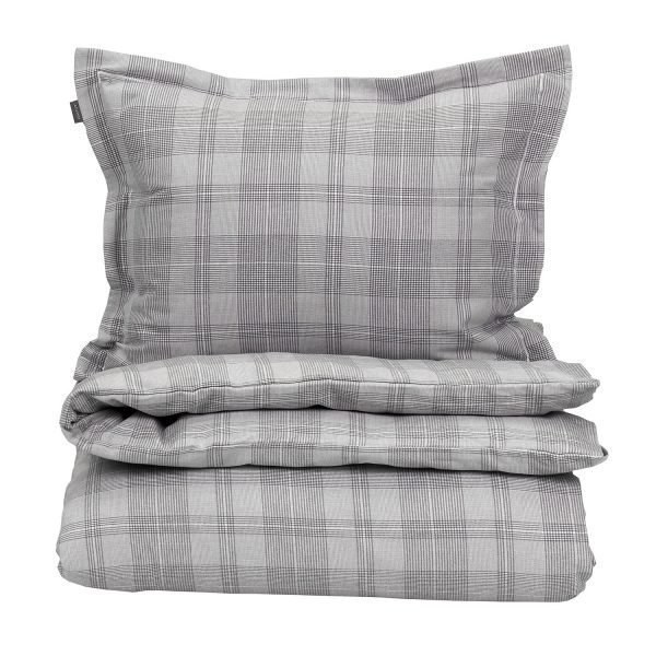 Gant Home Flanell Check Pussilakana Harmaa 150x210 Cm