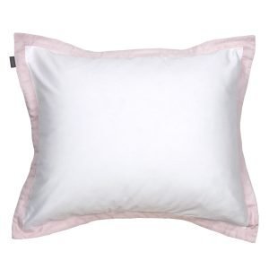 Gant Home Sateen Border Tyynyliina Champagne Pink