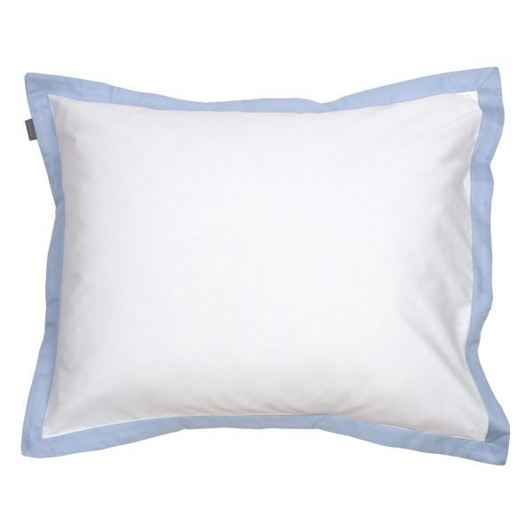 Gant Home Sateen Border Tyynyliina Hamptons Blue 50x60 Cm