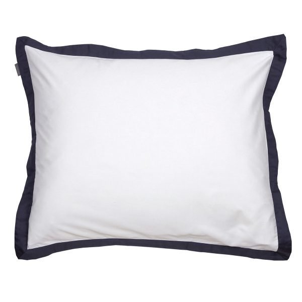 Gant Home Sateen Border Tyynyliina Sateen Blue