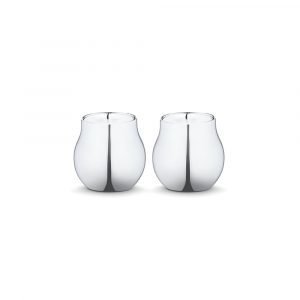 Georg Jensen Cafu Kynttilälyhty Ruostumaton Teräs 58 Mm 2 Kpl