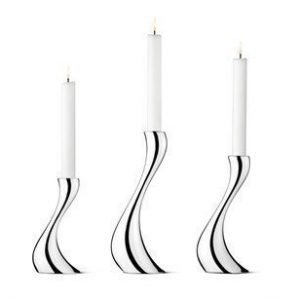 Georg Jensen Cobra kynttilänjalka 3-pack