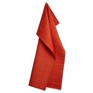 Georg Jensen Damask Bricks Pyyheliina Burnt Orange 50x80 Cm