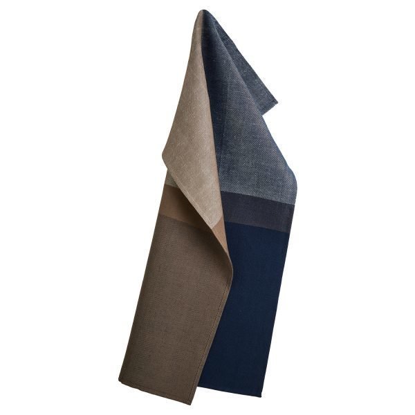 Georg Jensen Damask Colourblock Keittiöpyyhe Deep Blue 50x80 Cm