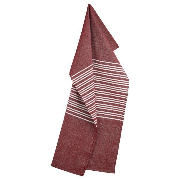 Georg Jensen Damask Horizontal Keittiöpyyhe Deep Red 50x80 Cm