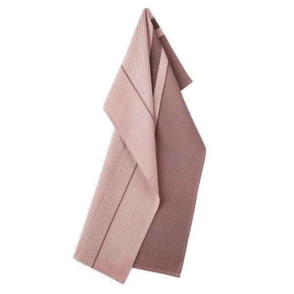 Georg Jensen Damask Nors Keittiöpyyhe Taupe Rose 50x70 Cm