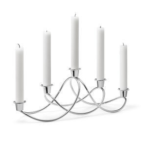 Georg Jensen Harmony Kynttilänjalat Ruostumaton Teräs