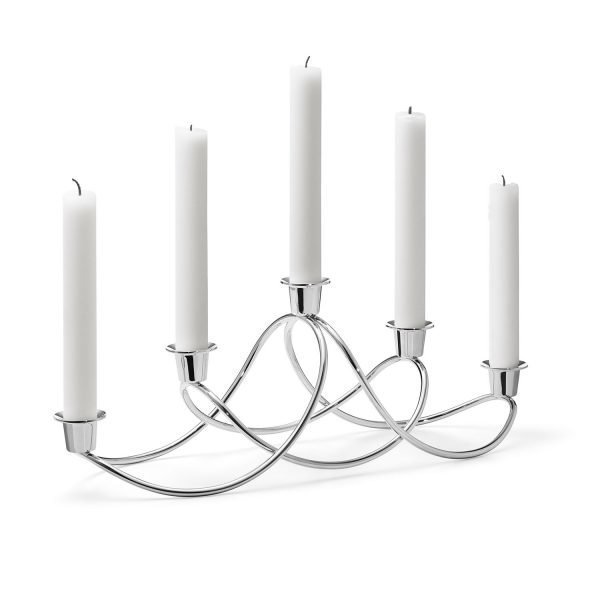 Georg Jensen Harmony Kynttilänjalat Ruostumaton Teräs