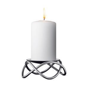 Georg Jensen Kynttilänjalka Glow S Matta Ruostumaton Teräs