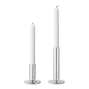 Georg Jensen Manhattan Kynttilänjalka Setti 2 Osainen