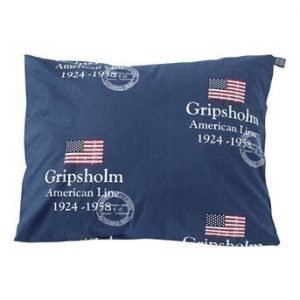 Gripsholm Tyynyliina American Line 2-Pakkaus Sininen