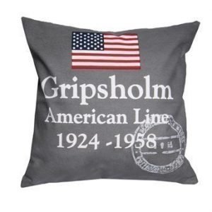 Gripsholm Tyynynpäällinen American Line Harmaa