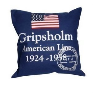Gripsholm Tyynynpäällinen American Line Sininen