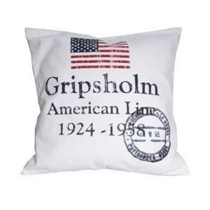 Gripsholm Tyynynpäällinen American Line Valkoinen