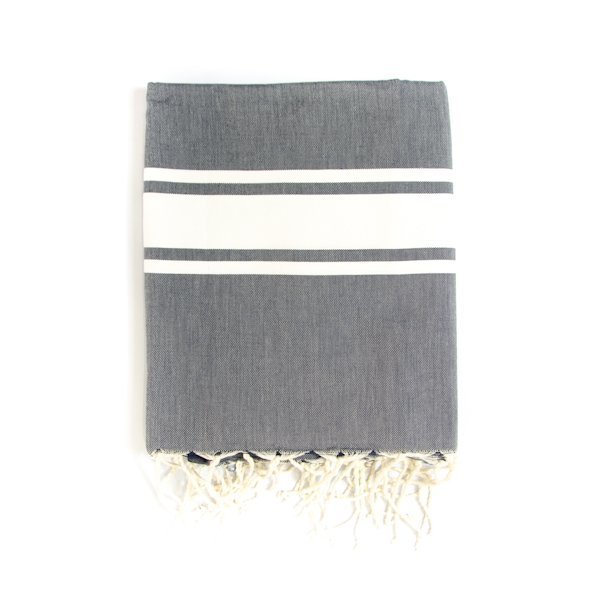 Hamampyyhe Fouta Harmaansininen