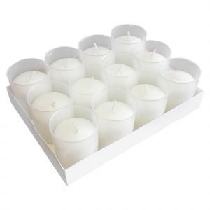 Hansa Candle Lyhtykynttilä Iso Valkoinen 12 Kpl / Pkt