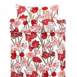 Hemtex Amaryllis Pussilakanasetti Joulunpunainen 150x210 Cm