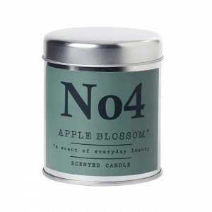 Hemtex Apple Blossom Scented Candle In Box Tuoksukynttilä Sinivihreä 7x7 Cm