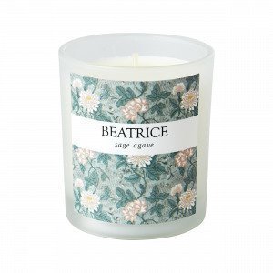 Hemtex Beatrice Scented Candle In Box Tuoksukynttilä Vihreä 7x7 Cm