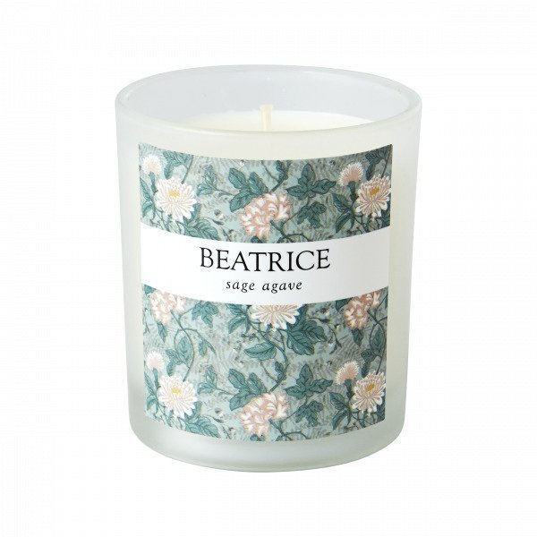 Hemtex Beatrice Scented Candle In Box Tuoksukynttilä Vihreä 7x7 Cm