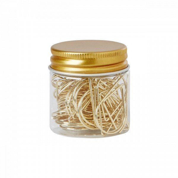 Hemtex Cool Paper Clips 35-P Paperiliitin Kulta