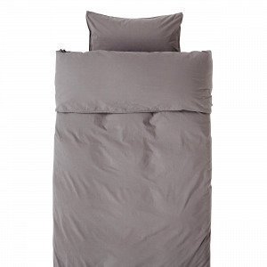 Hemtex Eco Smooth Pussilakanasetti Harmaa 150x210 Cm