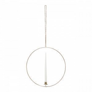 Hemtex Halo Hanging Candle Holder Kynttilänjalka Kulta 2x40 Cm