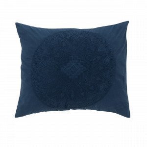 Hemtex Ito Eco Pillowcase Tyynyliina Denimsininen 50x60 Cm