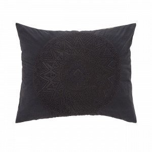 Hemtex Ito Eco Pillowcase Tyynyliina Tummanharmaa 50x60 Cm