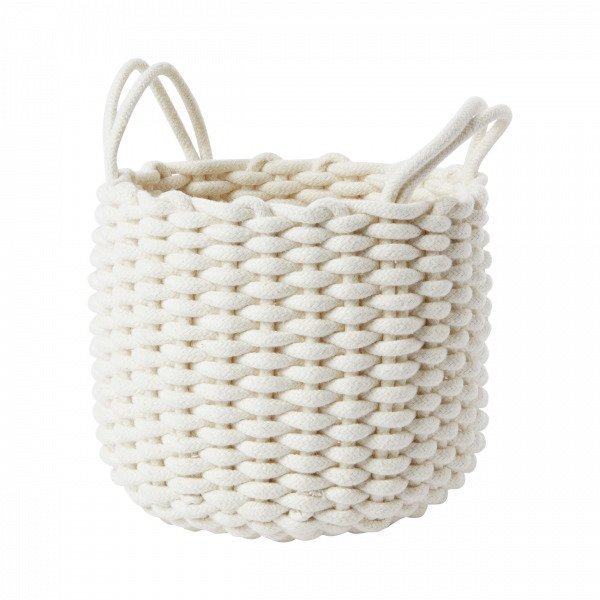 Hemtex Jens Basket Säilytyskori Kermanvalkoinen 19x19 Cm