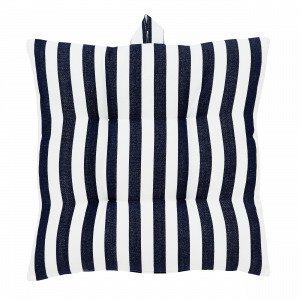 Hemtex Lea Stripe Istuintyyny Mariininsininen 40x40 Cm