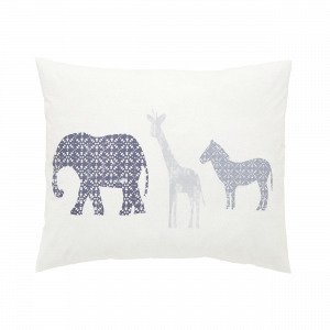 Hemtex Little Africa Pillowcase Tyynyliina Harmaansininen 50x60 Cm