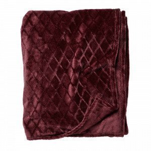 Hemtex Lucky Blanket Viltti Viininpunainen 130x170 Cm