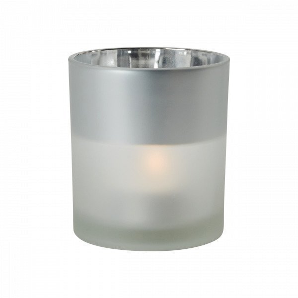 Hemtex Mira Tealight Cup Kynttilälyhty Hopea 8x8 Cm