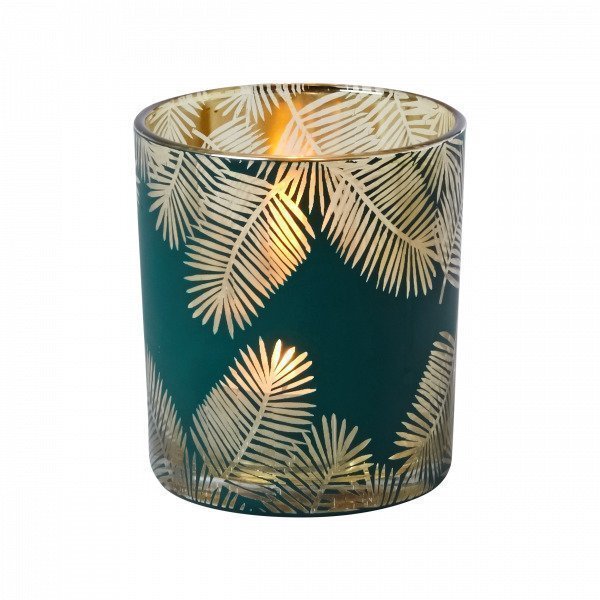 Hemtex Palmetto Tealight Cup Kynttilälyhty Vihreä