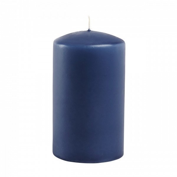 Hemtex Pillar Candle Coloured Pöytäkynttilä Keskisininen 6.5x6.5 Cm