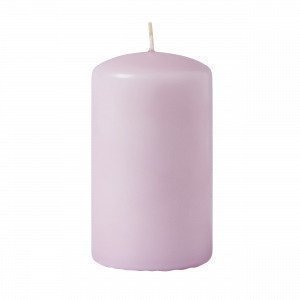 Hemtex Pillar Candle Coloured Pöytäkynttilä Vaaleanroosa 6.5x6.5 Cm