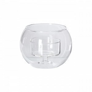 Hemtex Simply Round Tealight Cup Kynttilälyhty Lasinkirkas 8x8 Cm