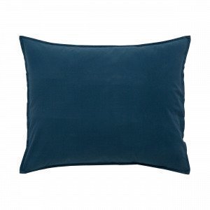 Hemtex Smooth Eco Pillowcase Tyynyliina Keskisininen 60x50 Cm