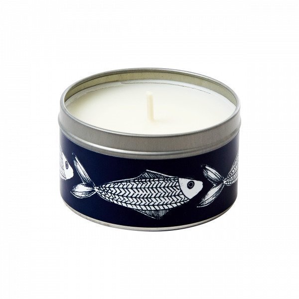 Hemtex Stim Scented Candle In Tin Box Tuoksukynttilä Mariininsininen