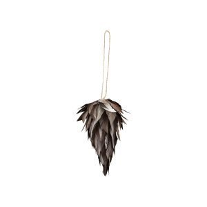 House Doctor Feather Ornamentti Cone 10 Cm