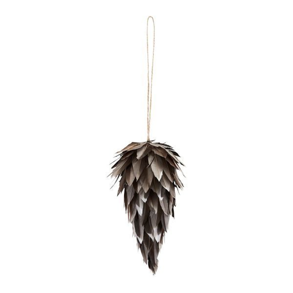 House Doctor Feather Ornamentti Cone 15 Cm