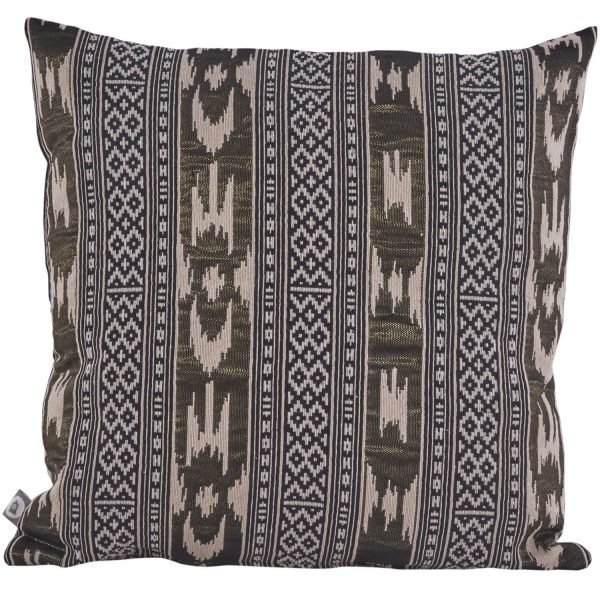 House Doctor Jaquard Tyynynpäällinen Musta / Kulta / Beige 50x50 Cm